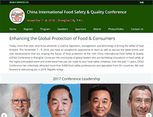 Tablet Screenshot of chinafoodsafety.com